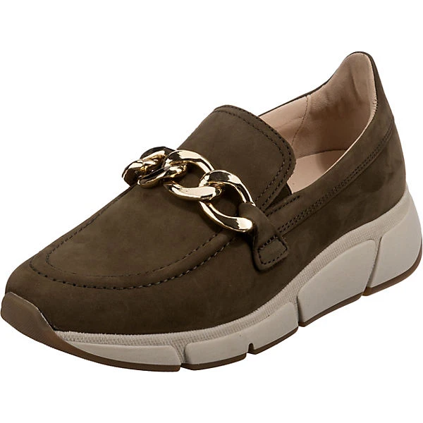 Gabor Slip-On-Sneaker - Olive 3 Gabor Slip-On-Sneaker - Olive